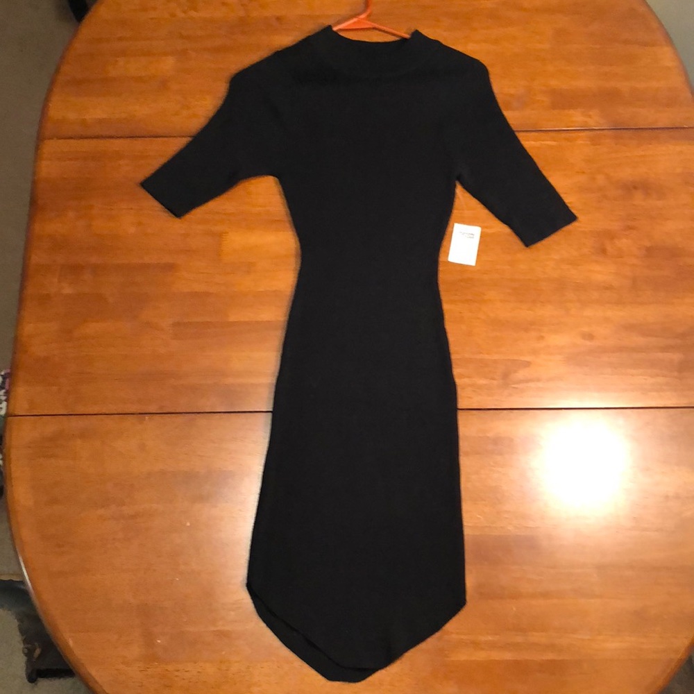 Charlotte Russe Black Fitted Dress